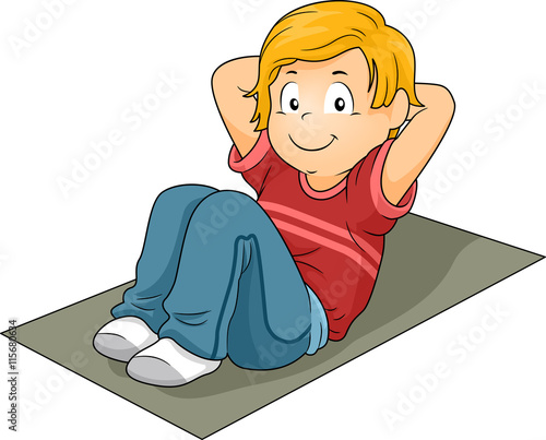 Kid Boy Sit Up Mat