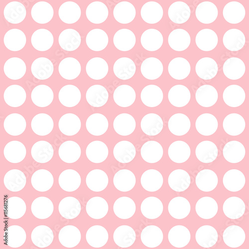 Pink abstract pattern with dots.