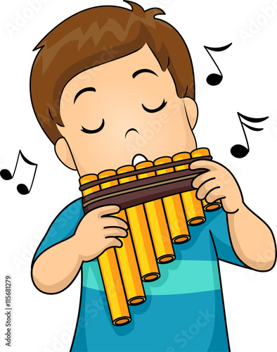 Kid Boy Pan Flute