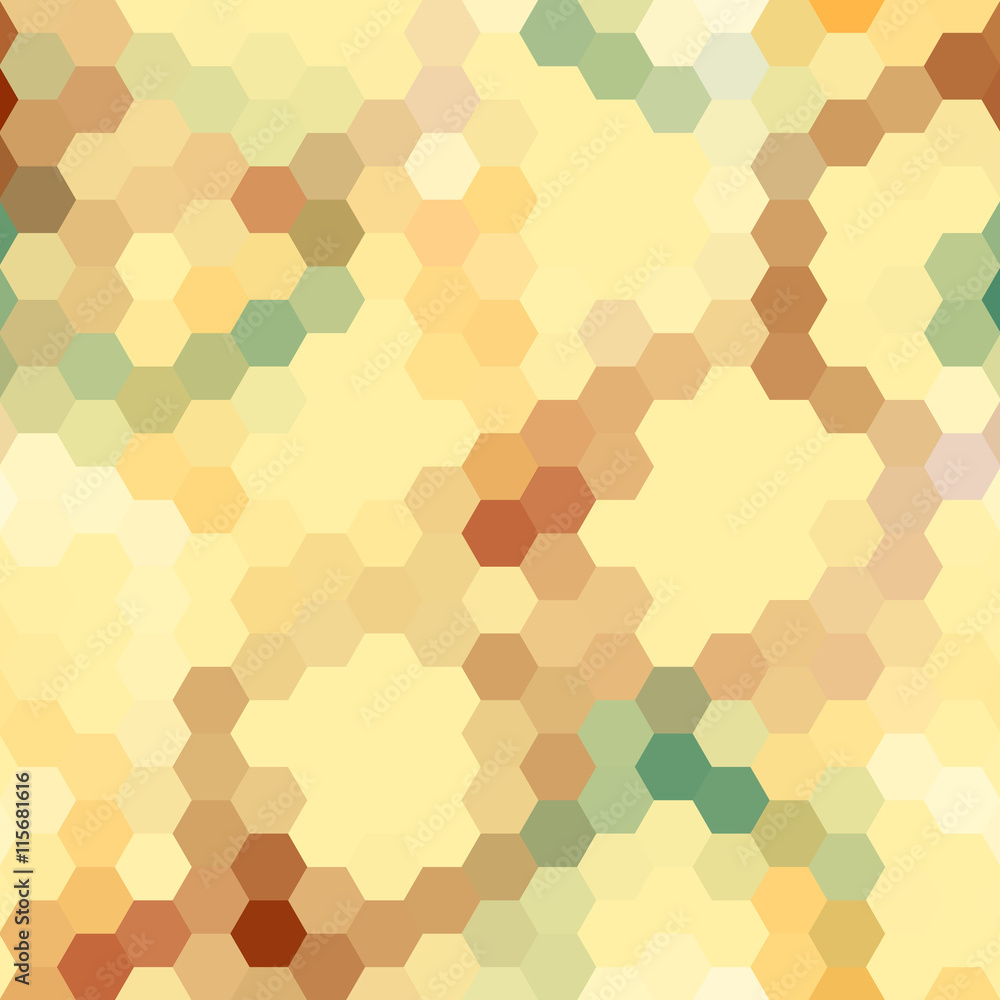 Abstract colorful background of hexagons Abstract colorful background of hexagons