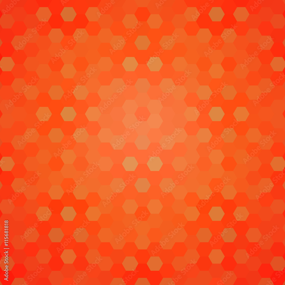 Abstract colorful background of hexagons Abstract colorful background of hexagons