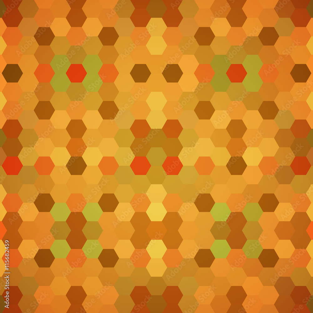 Abstract colorful background of hexagons Abstract colorful background of hexagons
