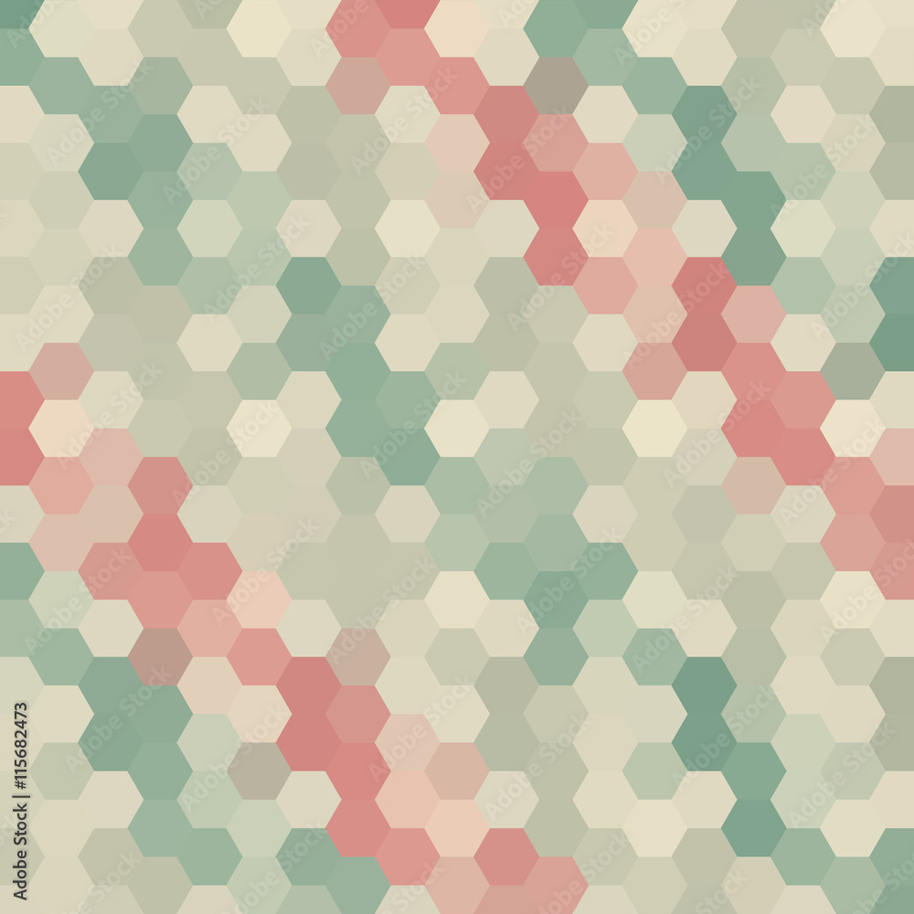 Abstract colorful background of hexagons Abstract colorful background of hexagons