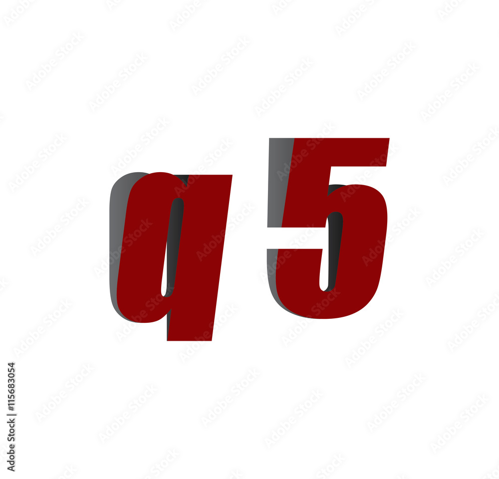 q5 logo initial red and shadow q5 logo initial red and shadow