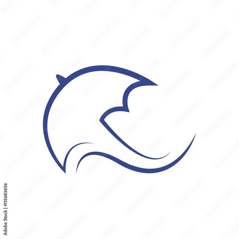 Umbrella logo symbol rainy season vector Umbrella logo symbol rainy season vector