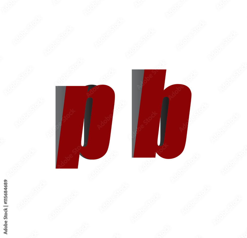 pb logo initial red and shadow pb logo initial red and shadow