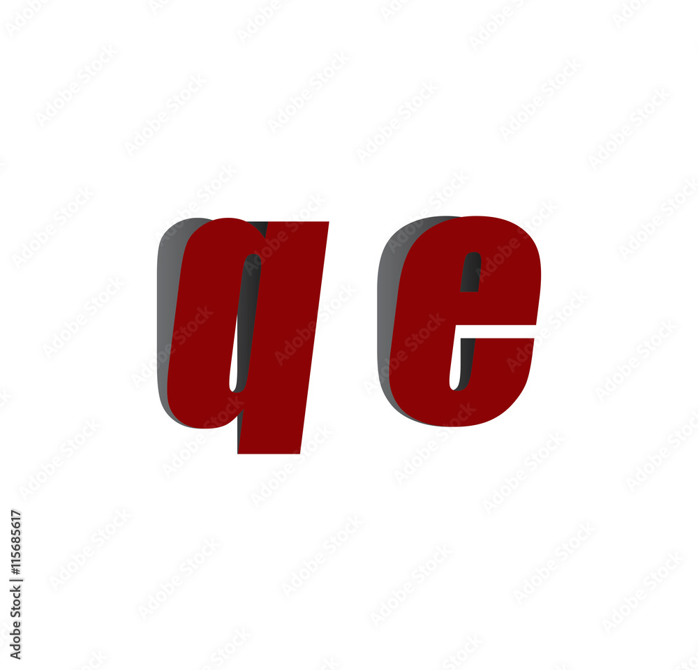 qe logo initial red and shadow qe logo initial red and shadow