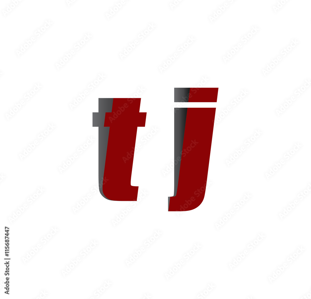 tj logo initial red and shadow tj logo initial red and shadow