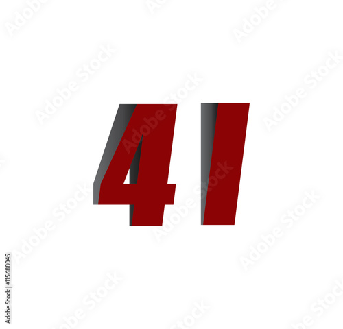 Free Download 4l logo initial red and shadow - GFXLoad