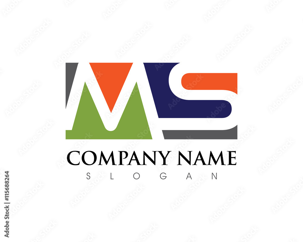 MS Letter Logo MS Letter Logo