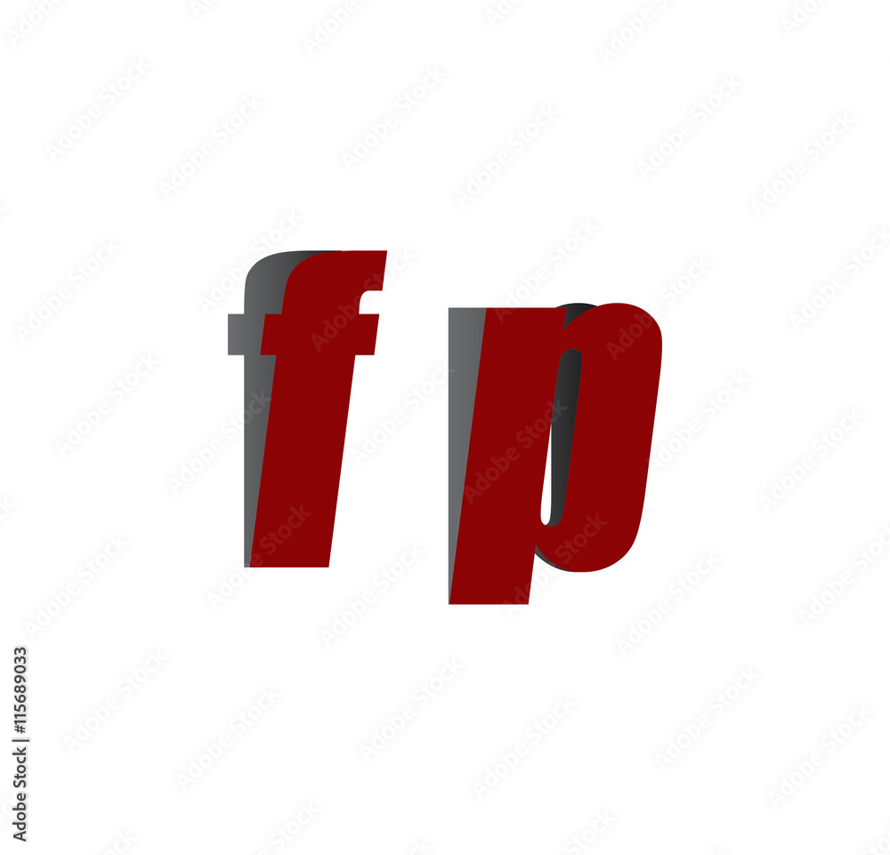 fp logo initial red and shadow fp logo initial red and shadow