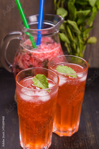 fresh strawberry drink