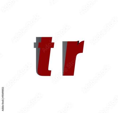 Free Download tr logo initial red and shadow - GFXLoad