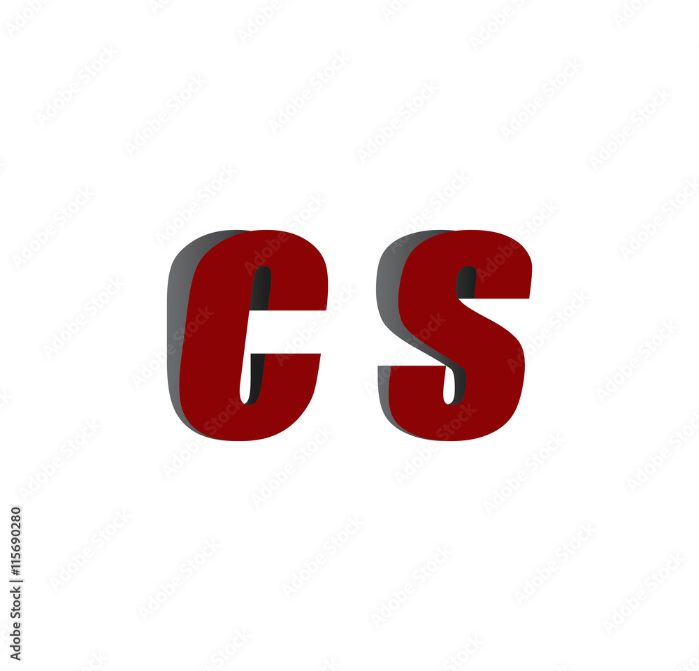 cs logo initial red and shadow cs logo initial red and shadow