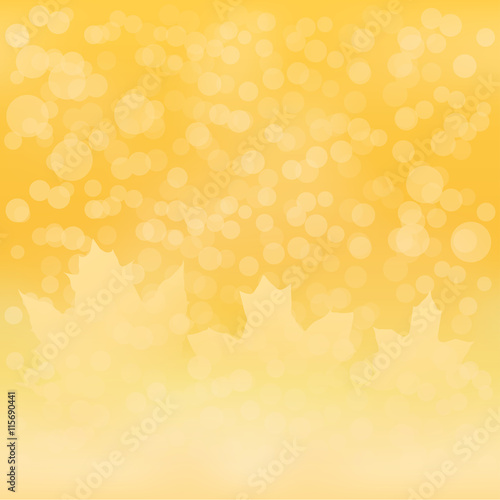 Blurred yellow fall background