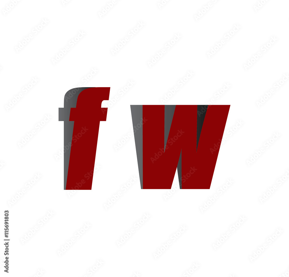 fw logo initial red and shadow fw logo initial red and shadow