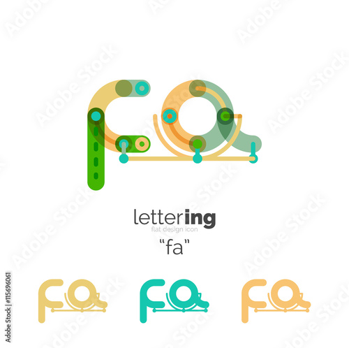 Letters logo icon
