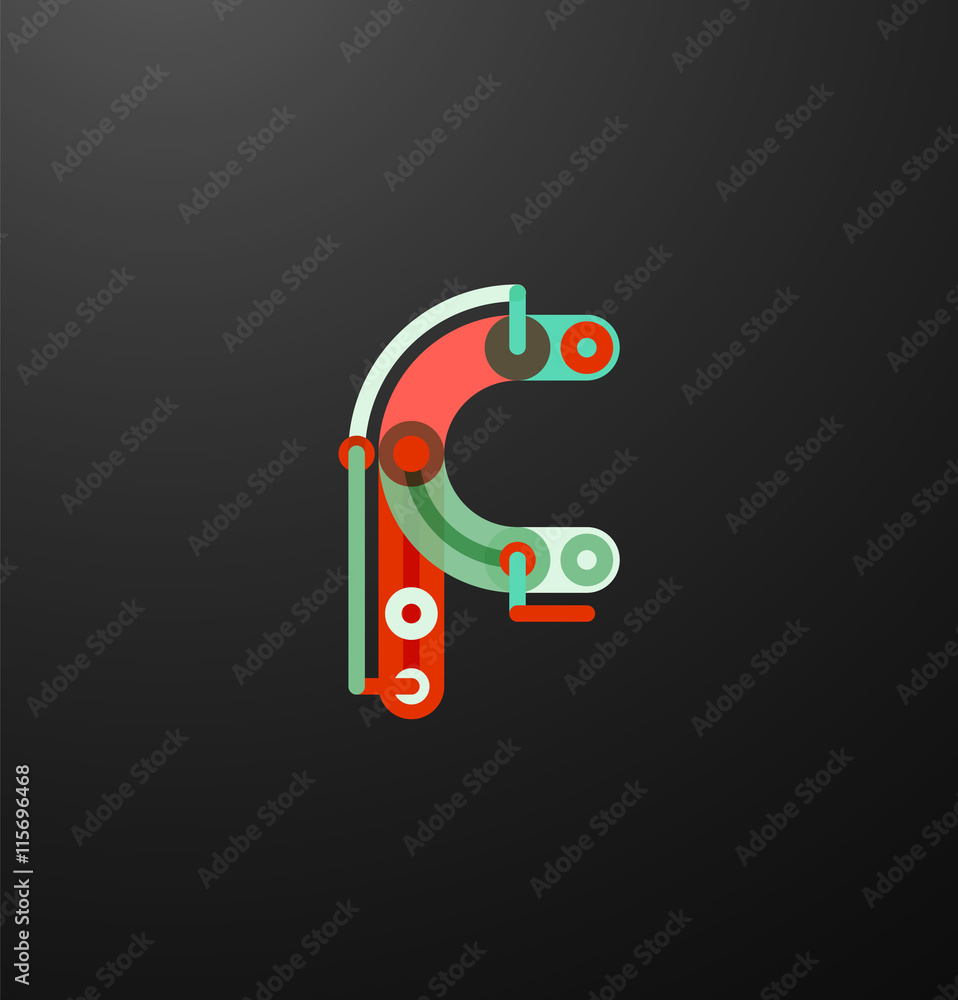 Company branding logo of initial letters Company branding logo of initial letters