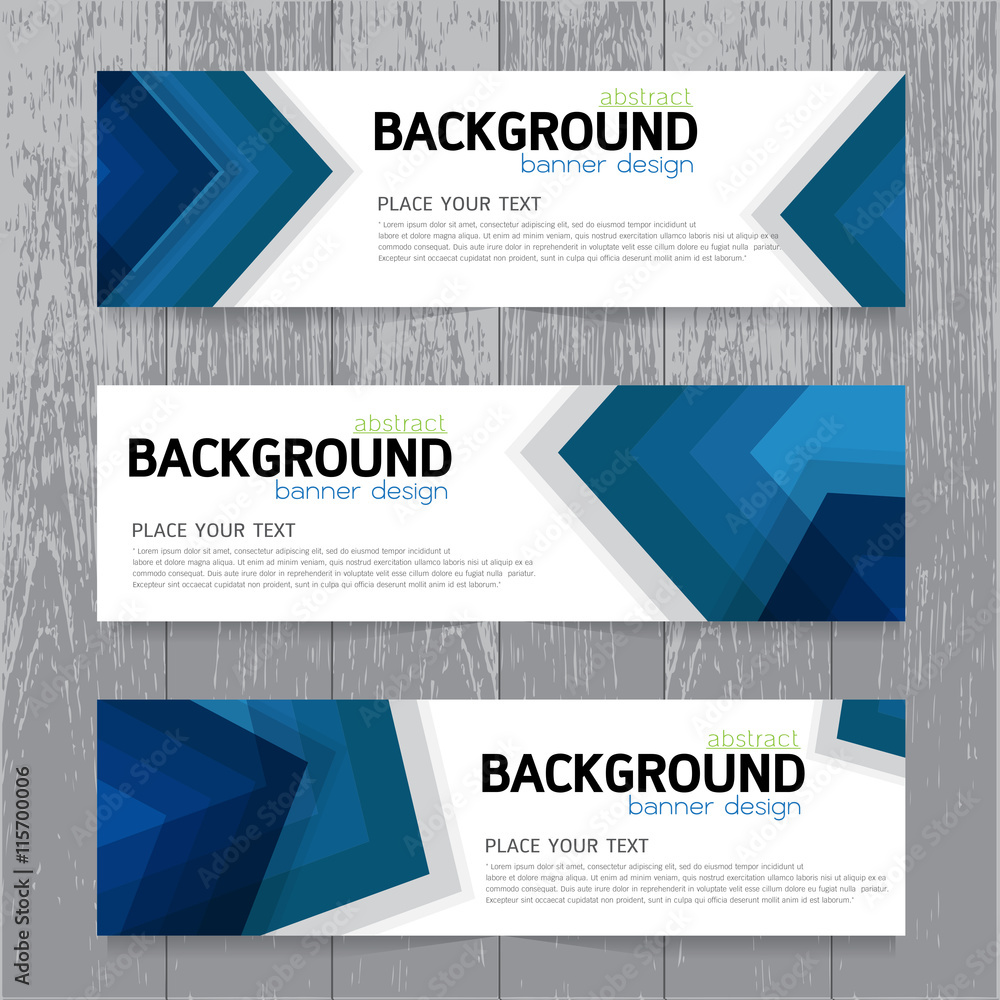 Naklejka premium vector background banner Collection horizontal business set tem