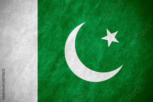 Obraz na plátně flag of Pakistan