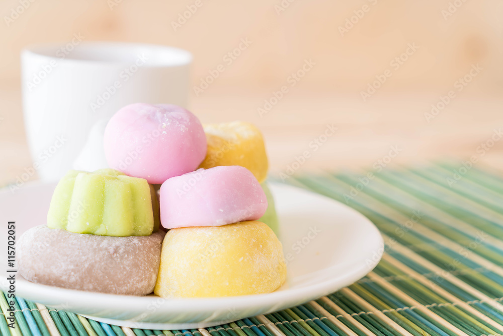 colorful dessert mochi colorful dessert mochi