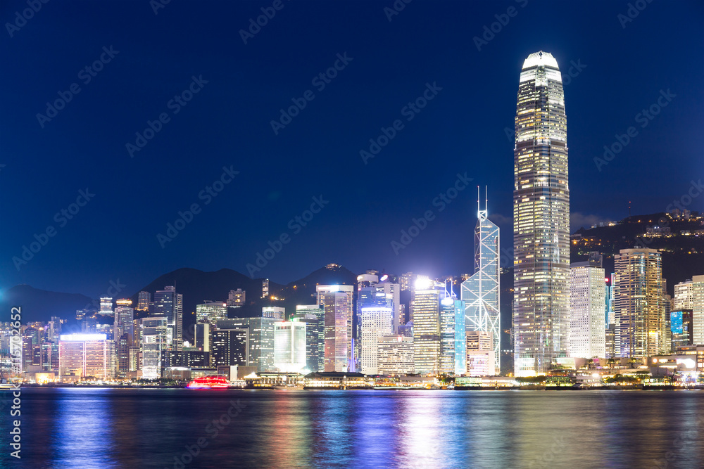 Hong Kong cityscape at night