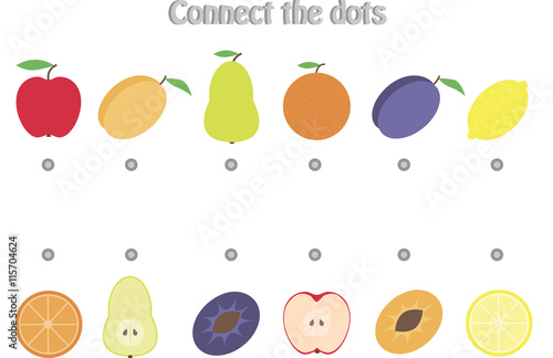 Education activity game for preschool children