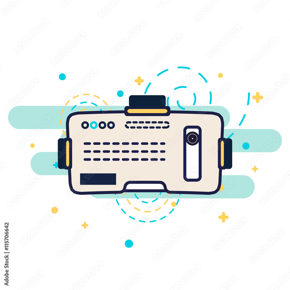 Obraz premium Vrtual reality headset