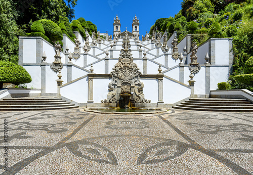 Fotografie staircase of Bom Jesus,Portugal