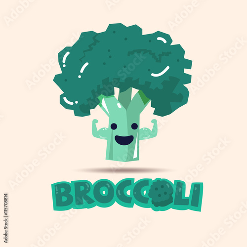 broccoli showing muscle. eat strong. Healthiest Vegetables conce