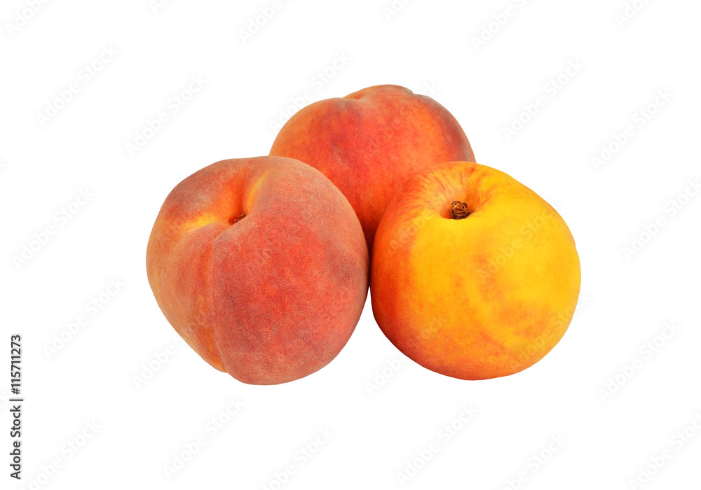 Three ripe peach Three ripe peach