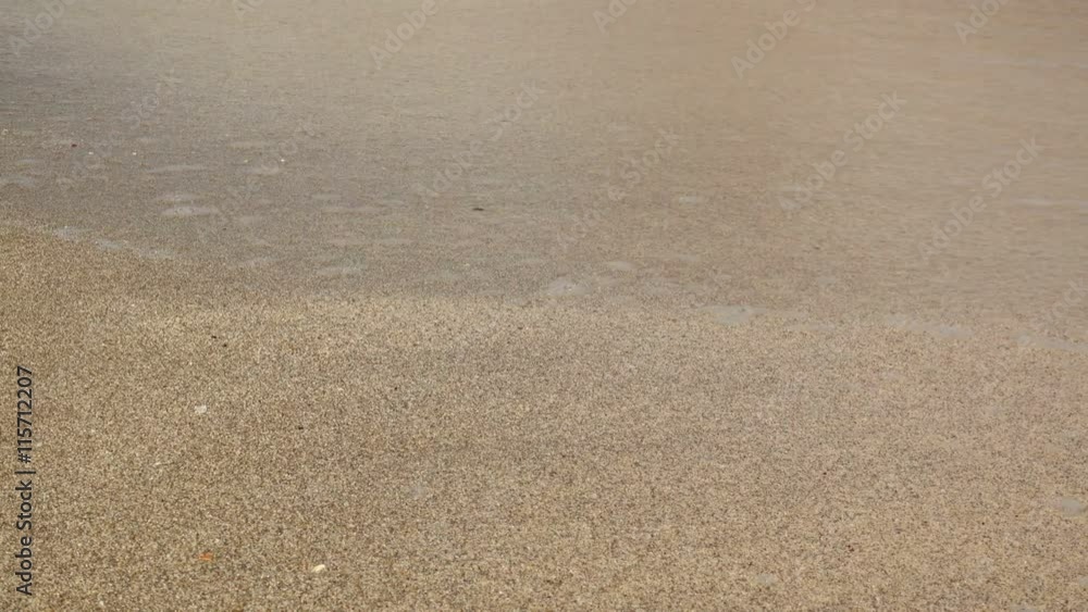 Sea Waves over Sand Beach. Beach sand textured background with waves coming an going back to the sea. Sea Waves over Sand Beach. Beach sand textured background with waves coming an going back to the sea.