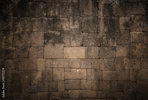 decorative laterite stone wall surface photo