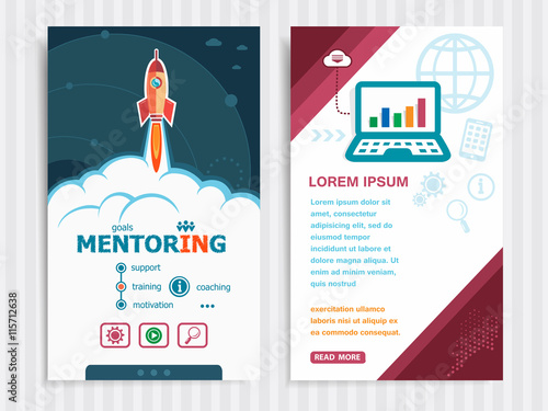  Project Mentoring concepts and Set of Banners.