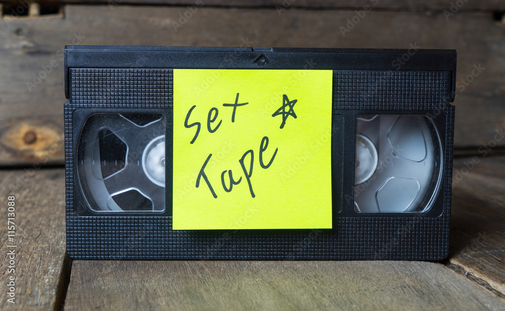 Adult rated XXX movie video tape. Secret Sex tape clip. Stock Photo | Adobe Stock