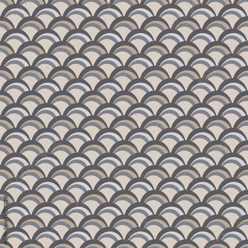 Ethnic boho seamless pattern with waves. Print. Repeating background. Cloth design  wallpaper.