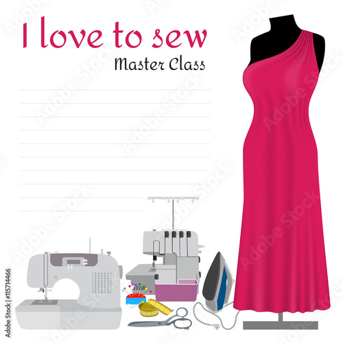 Sewing Master Class Invitation