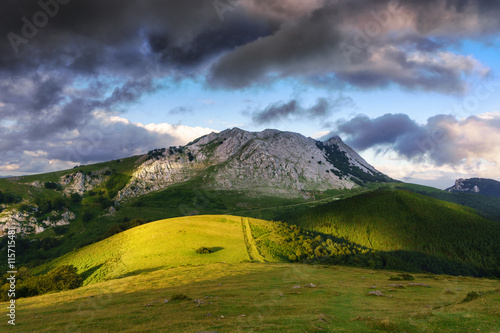 Anboto mountain in Basque Country