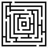 Vector illustration of maze/ labyrinth.