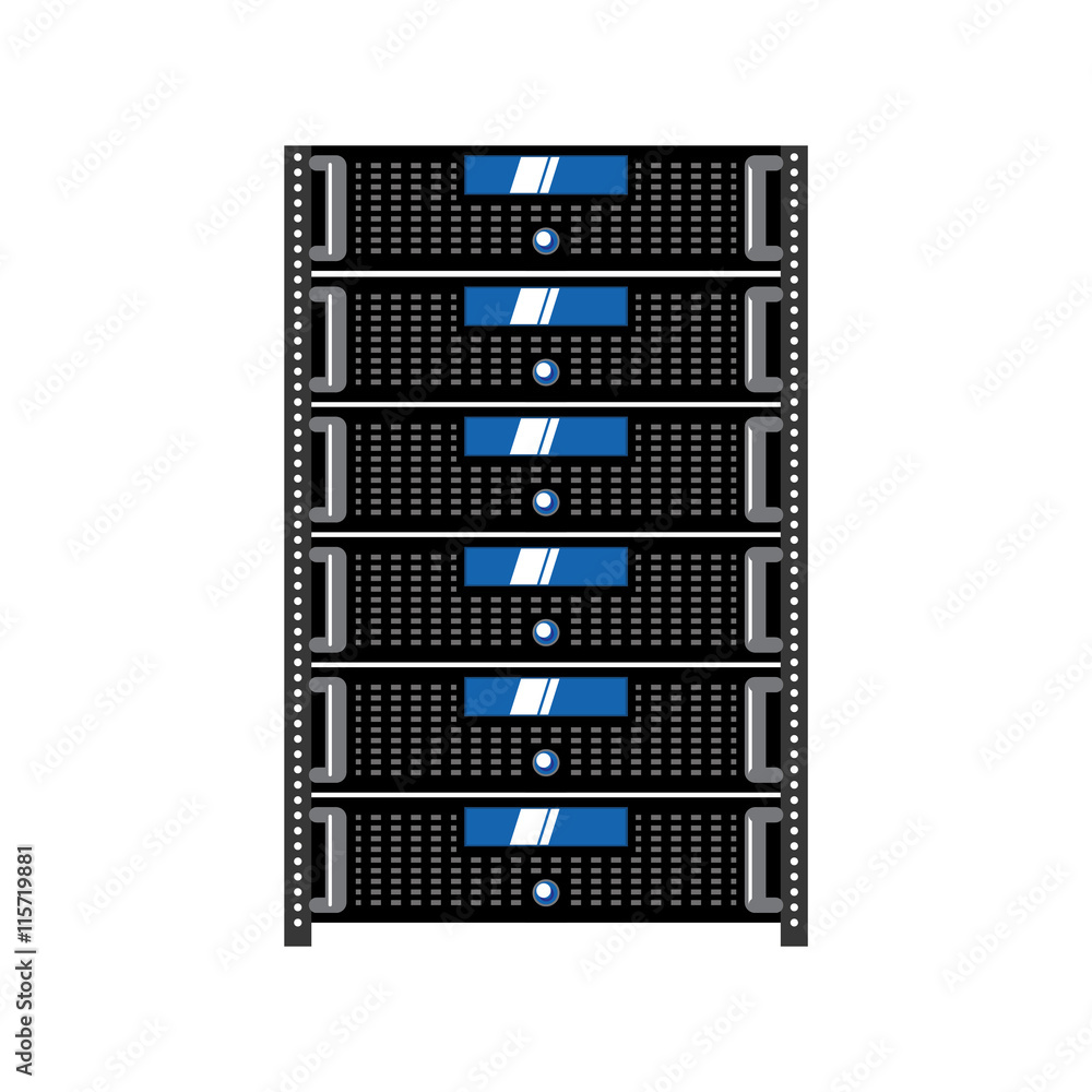 Data base concept represented by Web hosting icon. Isolated and flat illustration. Data base concept represented by Web hosting icon. Isolated and flat illustration.