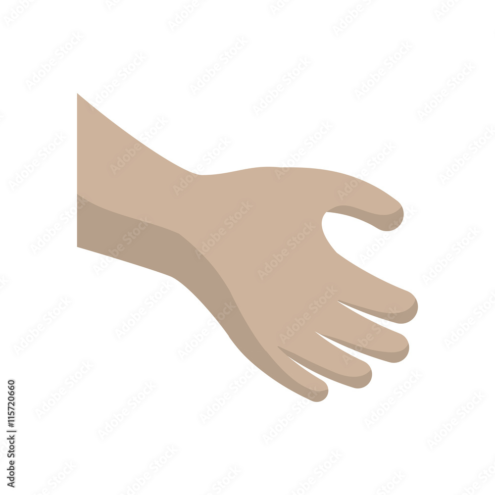 Help gesture concept represented by human hand icon. Isolated and flat illustration. Help gesture concept represented by human hand icon. Isolated and flat illustration.
