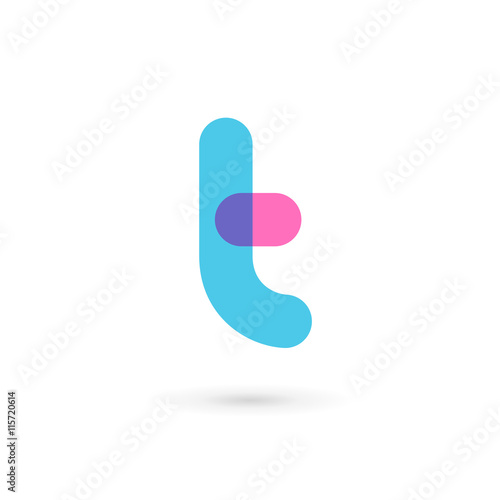 Letter T logo icon design template elements