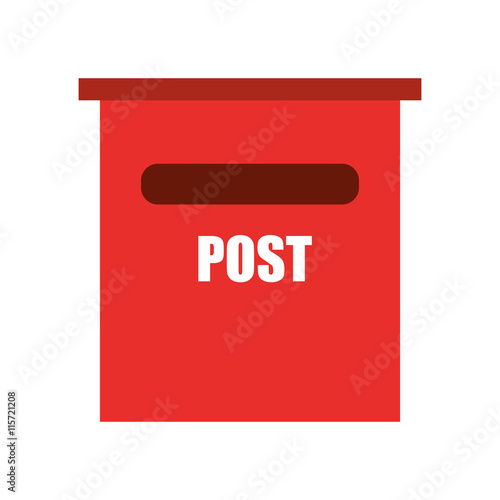 mail box isolated icon design