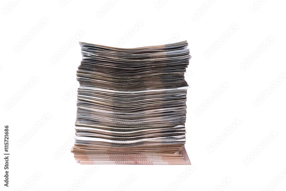 the stack of money the stack of money