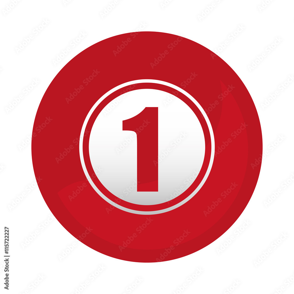 billiard ball number one isolated icon design billiard ball number one isolated icon design