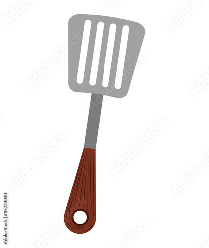 grill spatula isolated icon design