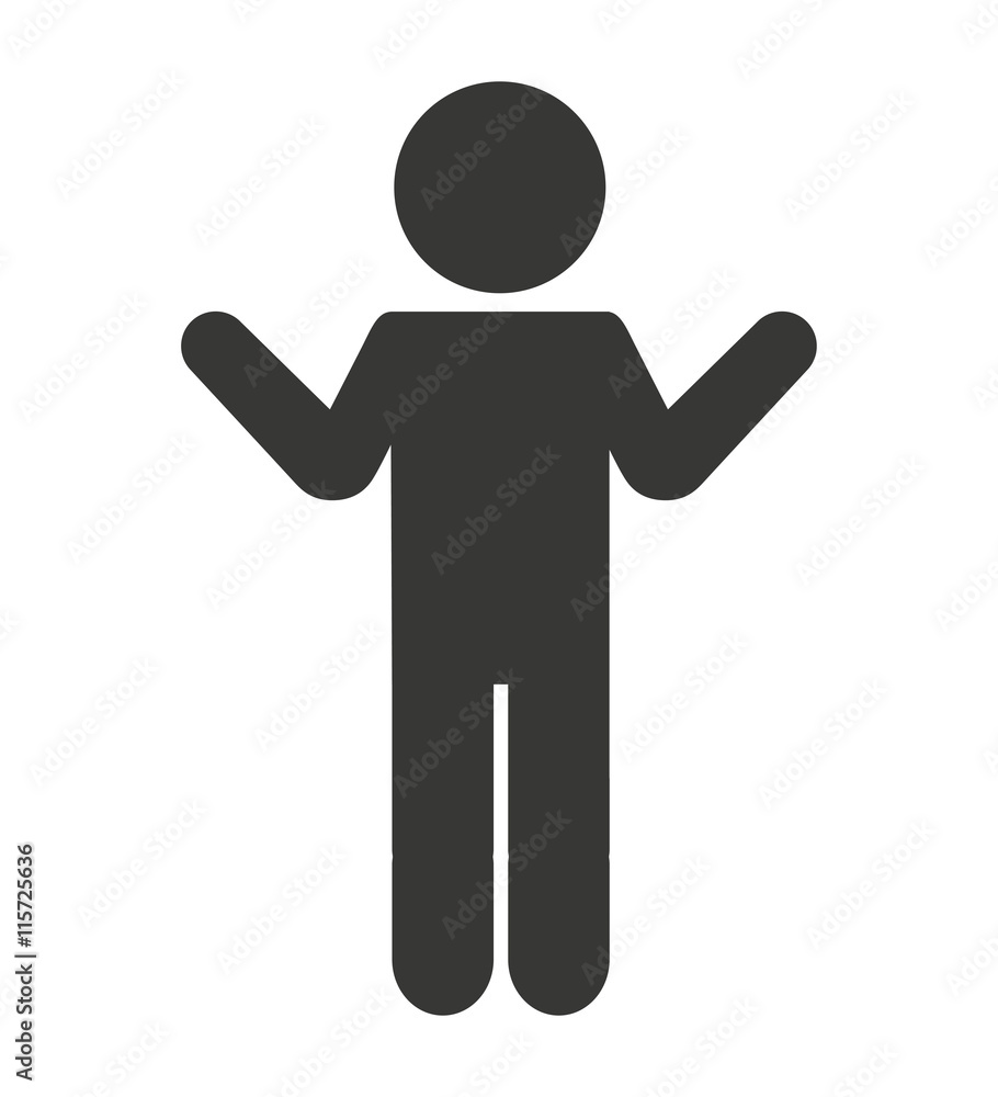 man figure avatar isolated icon design man figure avatar isolated icon design