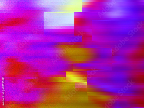 Pink VHS Glitch Texture