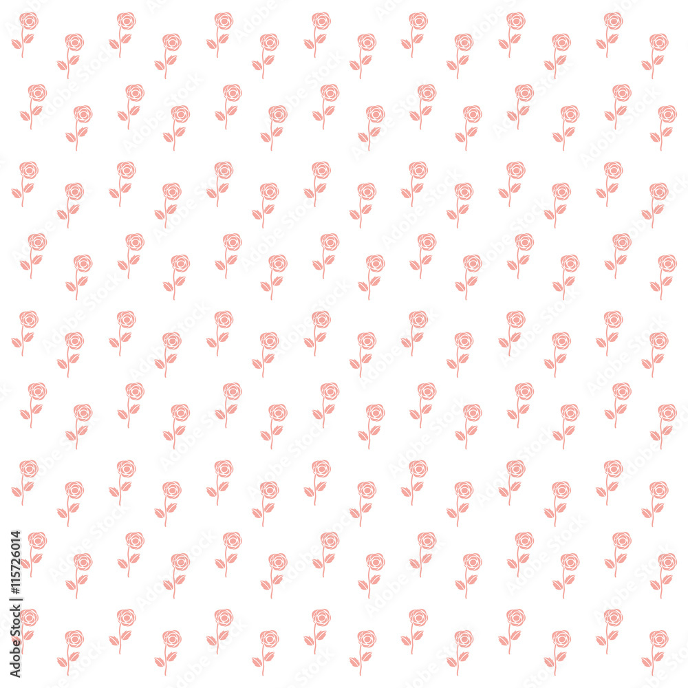 roses  pattern isolated icon design