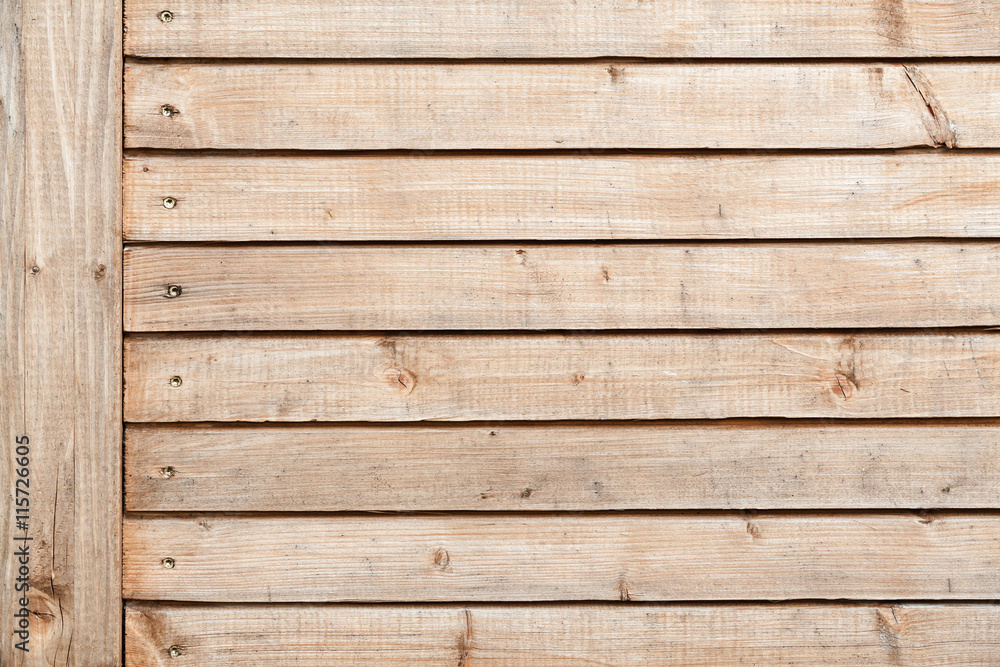 Obraz premium Uncolored wooden wall background texture
